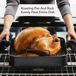 KitchenAid Hard-Anodized Roaster With Removable Nonstick Rack 9 KitchenAid Hard-Anodized Roaster With Removable Nonstick Rack -Home-Kitchen 5870480 ALT10