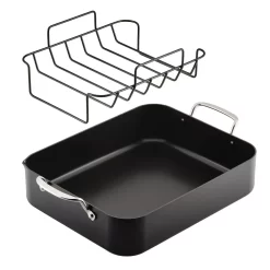 KitchenAid Hard-Anodized Roaster With Removable Nonstick Rack 11 KitchenAid Hard-Anodized Roaster With Removable Nonstick Rack -Home-Kitchen 5870480 ALT3