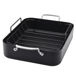 KitchenAid Hard-Anodized Roaster With Removable Nonstick Rack 12 KitchenAid Hard-Anodized Roaster With Removable Nonstick Rack -Home-Kitchen 5870480 ALT4