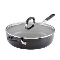 KitchenAid Hard-Anodized Nonstick 5-qt. Saute Pan With Lid