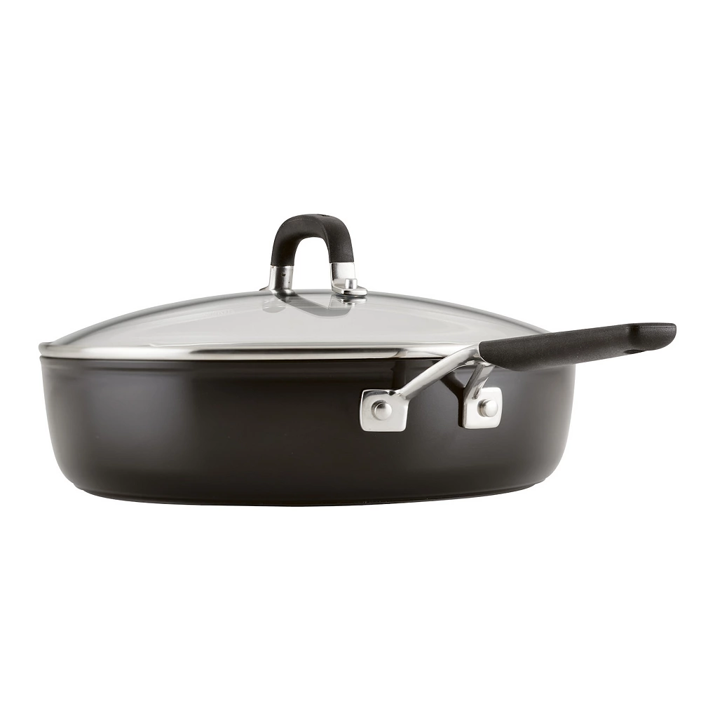 KitchenAid Hard-Anodized Nonstick 5-qt. Saute Pan With Lid 6 KitchenAid Hard-Anodized Nonstick 5-qt. Saute Pan With Lid - Image 4