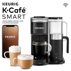 Keurig® K-Cafe® SMART Single-Serve Coffee Maker With WiFi Compatibility, Latte & Cappuccino Machine With Built-In Frother 9 Keurig® K-Cafe® SMART Single-Serve Coffee Maker With WiFi Compatibility, Latte & Cappuccino Machine With Built-In Frother -Home-Kitchen 5884740 ALT