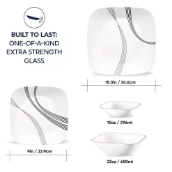 Corelle Urban Arc 16-pc. Dinnerware Set 12 Corelle Urban Arc 16-pc. Dinnerware Set -Home-Kitchen 5889328 ALT5