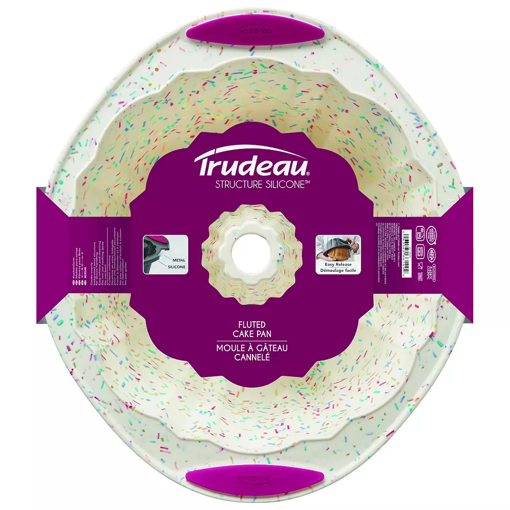 Trudeau Confetti Fluted Cake Pan 4 Trudeau Confetti Fluted Cake Pan - Image 2