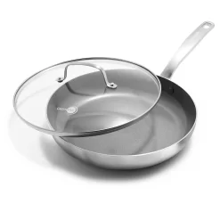 GreenPan Chatham Tri-Ply Stainless Steel Nonstick Ceramic Frypan