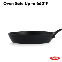 OXO Obsidian Pre-Seasoned Carbon Steel 8-in. Non-Stick Frypan Skillet With Removable Silicone Handle Holder 13 OXO Obsidian Pre-Seasoned Carbon Steel 8-in. Non-Stick Frypan Skillet With Removable Silicone Handle Holder -Home-Kitchen 5918372 ALT6