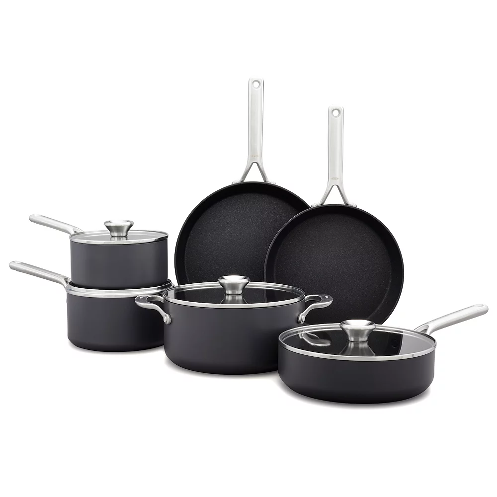 OXO Professional Ceramic Non-Stick 10-pc. Cookware Set 3 OXO Professional Ceramic Non-Stick 10-pc. Cookware Set