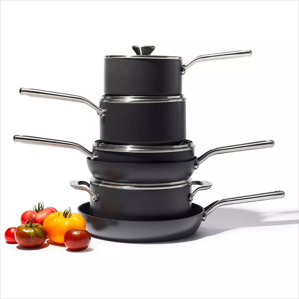 OXO Professional Ceramic Non-Stick 10-pc. Cookware Set 4 OXO Professional Ceramic Non-Stick 10-pc. Cookware Set - Image 2