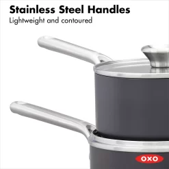 OXO Professional Ceramic Non-Stick 2-pc. Saucepan Set -Home-Kitchen 5918407 ALT4