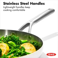 OXO Mira 3-Ply Stainless Steel 10-in. Frypan -Home-Kitchen 5918428 ALT4