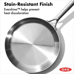 OXO Mira 3-Ply Stainless Steel 12-in. Frypan 9 OXO Mira 3-Ply Stainless Steel 12-in. Frypan -Home-Kitchen 5918429 ALT3
