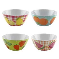 Celebrate Together™ Summer 4-pc. Summer Fruit Melamine Cereal Bowl Set