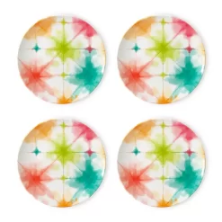 Celebrate Together™ Summer 4-pc. Melamine Tie-Dye Salad Plate Set