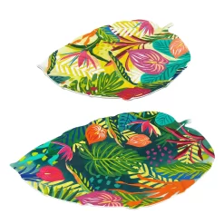 Celebrate Together™ Summer 2-pc. Melamine Palm Serving Tray Set