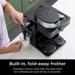 Ninja Espresso & Coffee Barista System, Single-Serve Coffee & Nespresso Capsule Compatible 13 Ninja Espresso & Coffee Barista System, Single-Serve Coffee & Nespresso Capsule Compatible -Home-Kitchen 5921818 ALT5