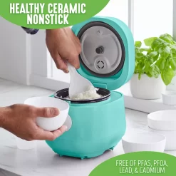 GreenLife Healthy 4-Cup Ceramic Nonstick Rice, Oats & Grains Cooker -Home-Kitchen 5926174 ALT3