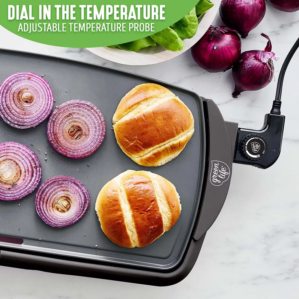 GreenLife Nonstick Ceramic Extra-Large Electric Griddle 8 GreenLife Nonstick Ceramic Extra-Large Electric Griddle - Image 6