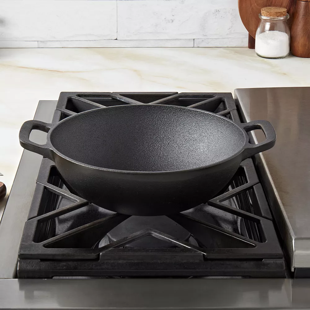 Food Network™ Pre-Seasoned Cast-Iron Wok 7 Food Network™ Pre-Seasoned Cast-Iron Wok - Image 5