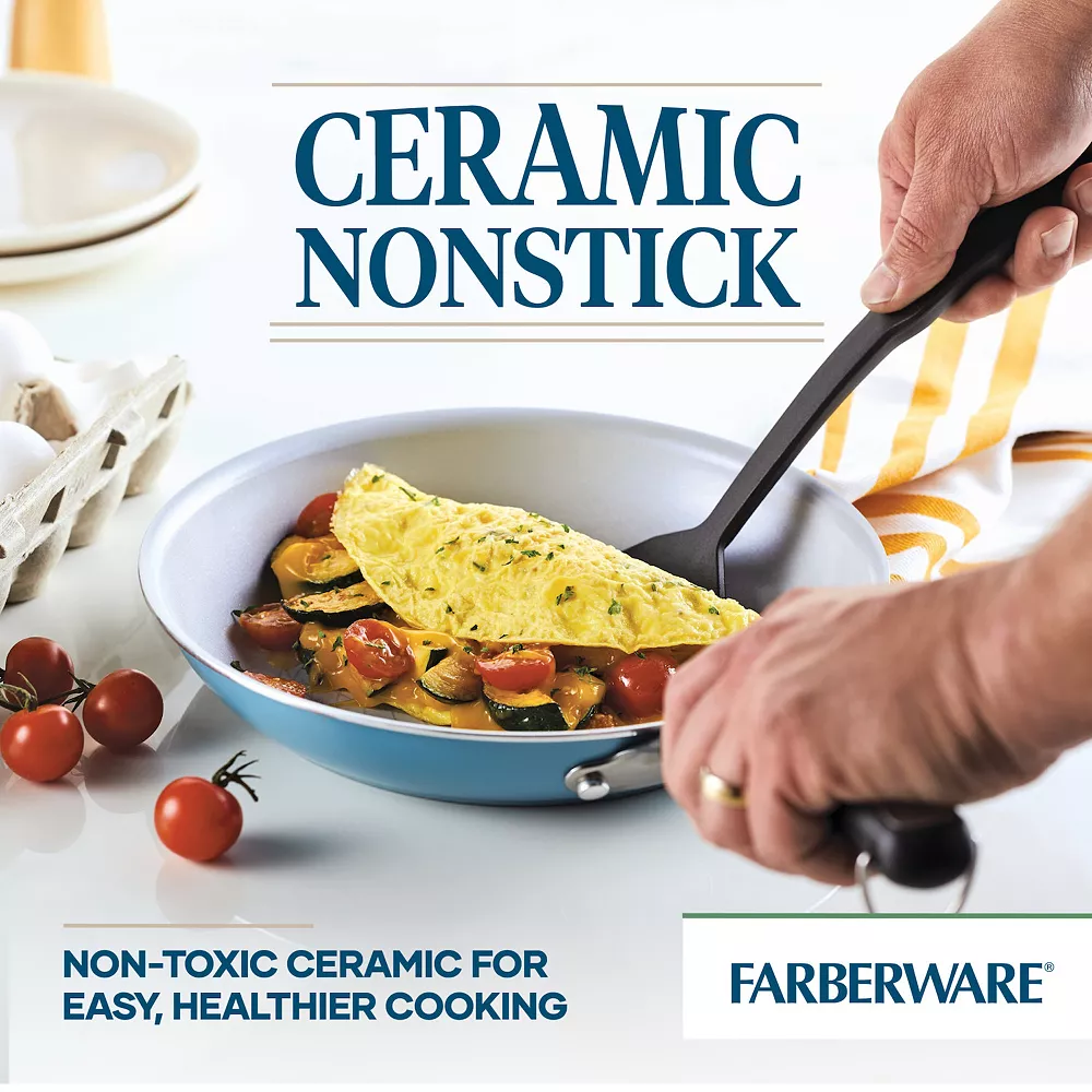 Farberware Eco Advantage 10-in. Ceramic Nonstick Frypan 4 Farberware Eco Advantage 10-in. Ceramic Nonstick Frypan - Image 2
