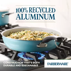 Farberware Eco Advantage Ceramic Nonstick Deep Frypan With Helper Handle -Home-Kitchen 5941406 ALT2