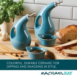 Rachael Ray 4-pc. Ceramic EVOO & Ramekin Dipper Set -Home-Kitchen 5942508 ALT4