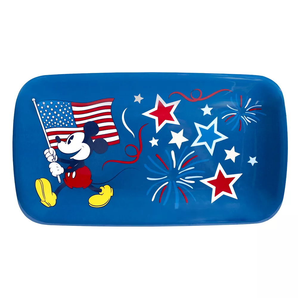 Disney's Mickey Mouse Melamine Treat Tray By Celebrate Together™ Americana 3 Disney's Mickey Mouse Melamine Treat Tray By Celebrate Together™ Americana