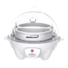 Brentwood TS-1045W Electric Boiled Egg Cooker For 7 Eggs With Omelet Tray, White -Home-Kitchen 5956038