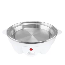 Brentwood TS-1045W Electric Boiled Egg Cooker For 7 Eggs With Omelet Tray, White -Home-Kitchen 5956038 ALT3