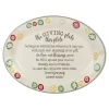 10 Strawberry Street Floral Giving Plate