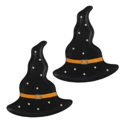 10 Strawberry Street Heritage Matte Halloween Witch's Hat Platter Set