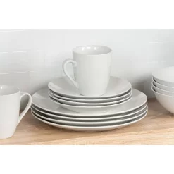 10 Strawberry Street Simply White 16-pc. Coupe Dinnerware Set 11 10 Strawberry Street Simply White 16-pc. Coupe Dinnerware Set -Home-Kitchen 5959209 ALT20