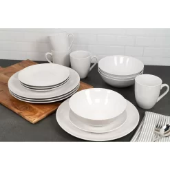 10 Strawberry Street Simply White 16-pc. Coupe Dinnerware Set 13 10 Strawberry Street Simply White 16-pc. Coupe Dinnerware Set -Home-Kitchen 5959209 ALT22