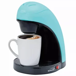 Brentwood Single Serve Coffee Maker With Porcelain Mug In Blue