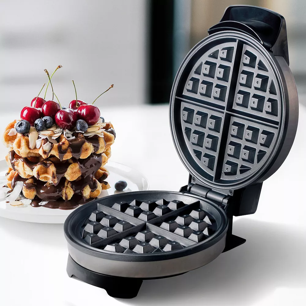 Brentwood Select Nonstick Belgian Waffle Maker In Stainless Steel 4 Brentwood Select Nonstick Belgian Waffle Maker In Stainless Steel - Image 2