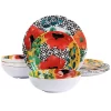 Elama Grace 12 Piece Melamine Dinnerware Set -Home-Kitchen 5959795