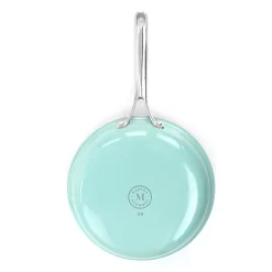 Martha Stewart Lockton 10 Inch Aluminum Frying Pan In Turquoise 8 Martha Stewart Lockton 10 Inch Aluminum Frying Pan In Turquoise -Home-Kitchen 5959902 ALT2
