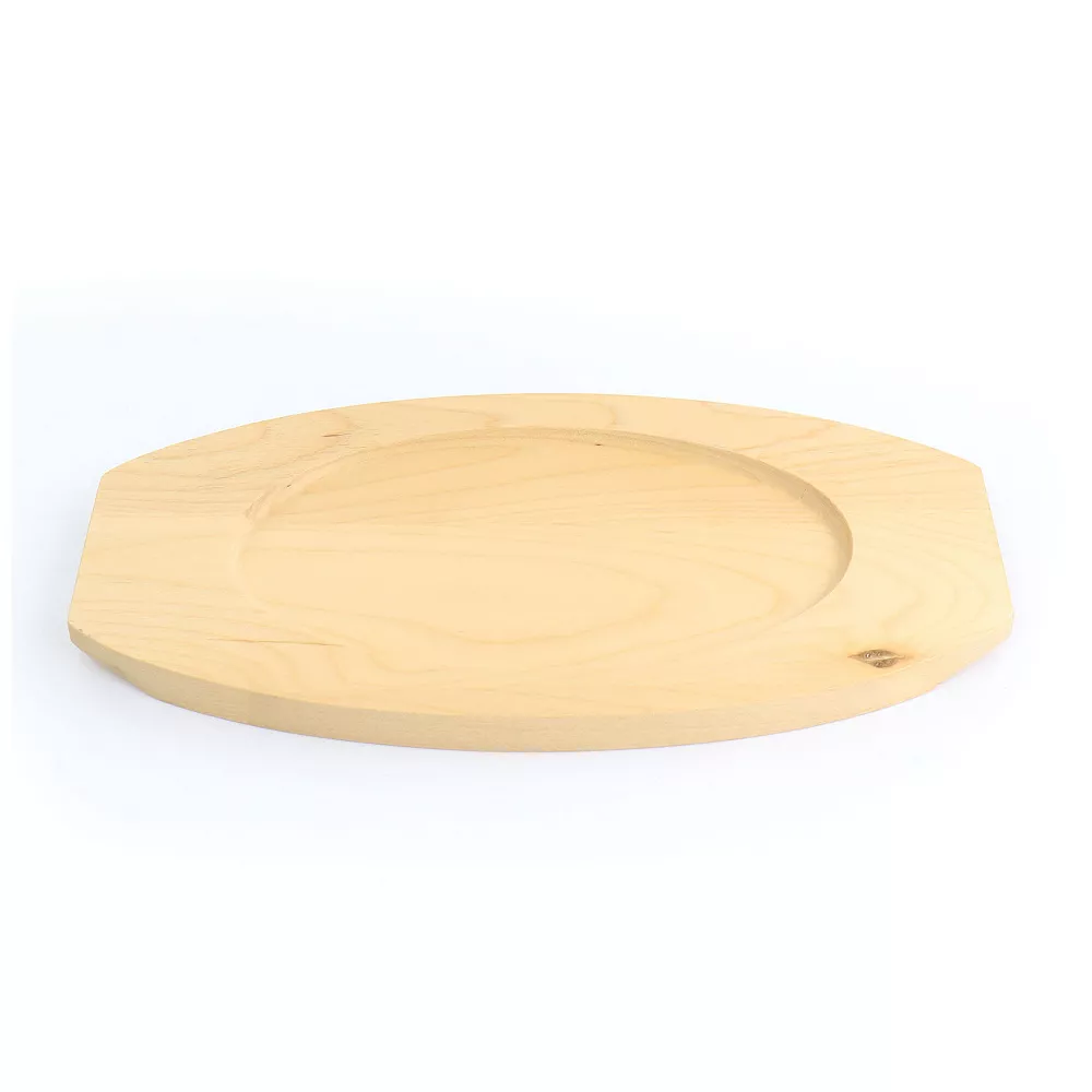 Martha Stewart Enameled Cast Iron 2 Piece Au Gratin Birch Wood Trivet Set 5 Martha Stewart Enameled Cast Iron 2 Piece Au Gratin Birch Wood Trivet Set - Image 3