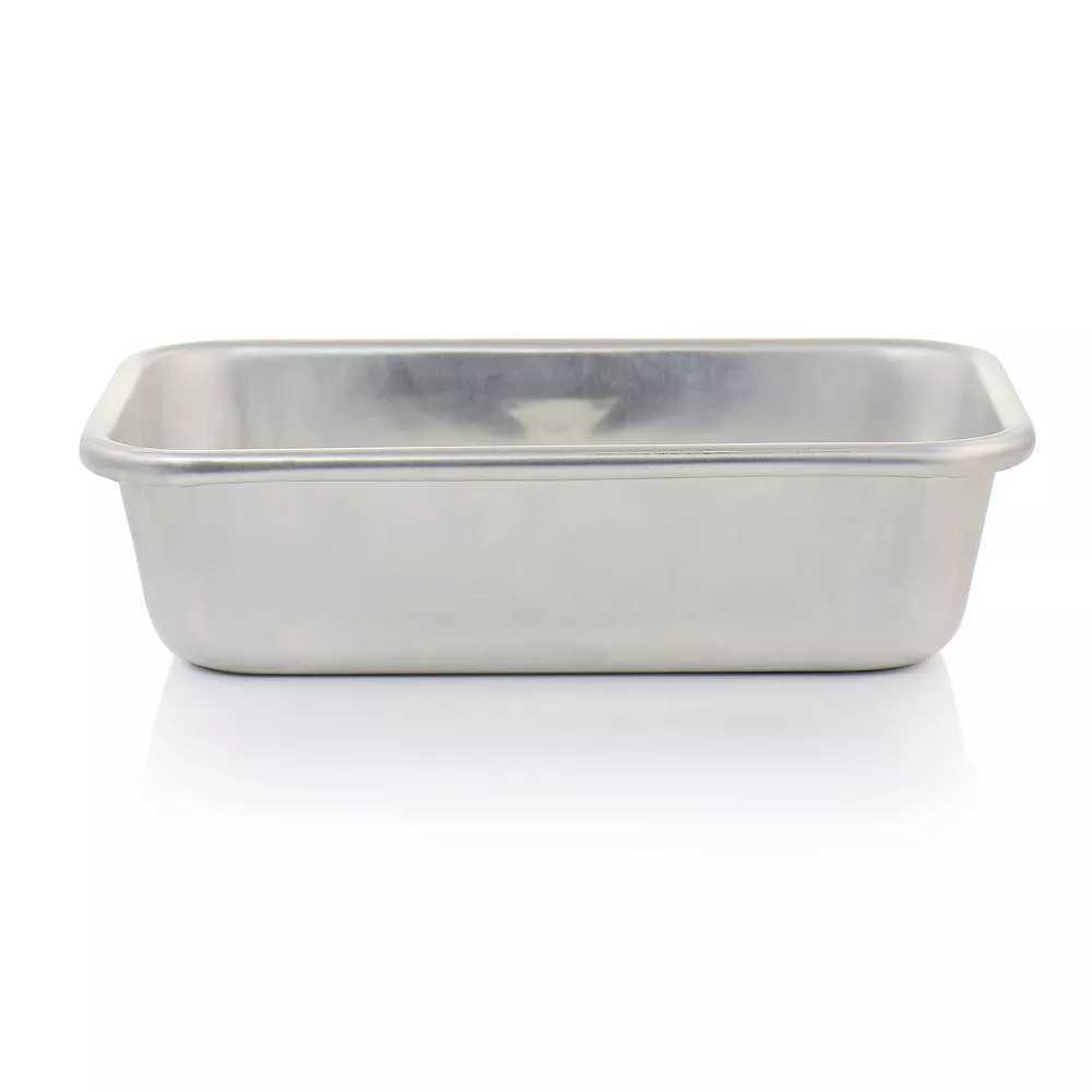 Gibson Everyday 9 Inch Aluminum Rectangle Loaf Pan 4 Gibson Everyday 9 Inch Aluminum Rectangle Loaf Pan - Image 2