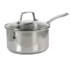 Martha Stewart 3.5 Quart Stainless Steel Saucepan With Vented Glass Lid -Home-Kitchen 5959936