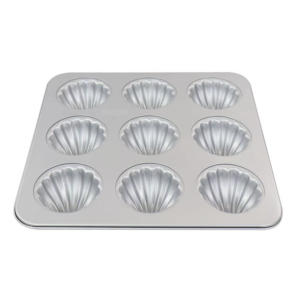 Martha Stewart Halbrent 11 Inch 9-cup Carbon Steel Madeline Pan 3 Martha Stewart Halbrent 11 Inch 9-cup Carbon Steel Madeline Pan