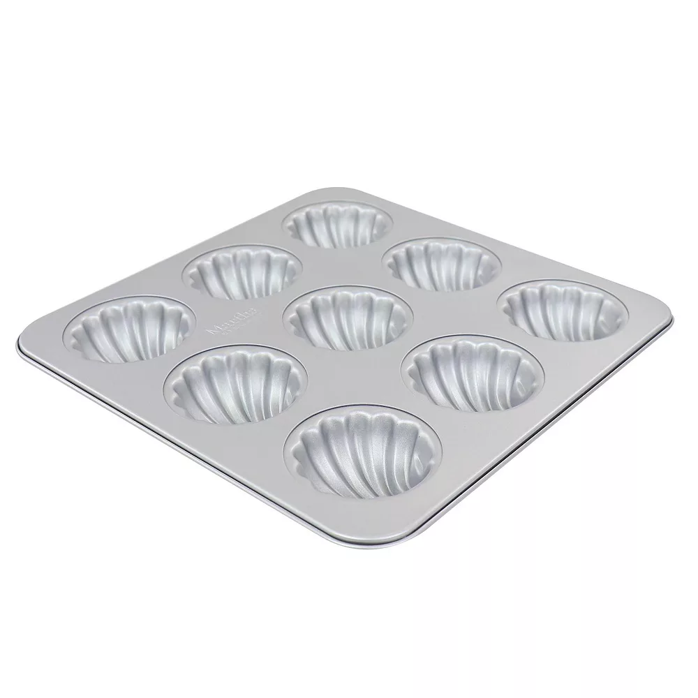 Martha Stewart Halbrent 11 Inch 9-cup Carbon Steel Madeline Pan 4 Martha Stewart Halbrent 11 Inch 9-cup Carbon Steel Madeline Pan - Image 2