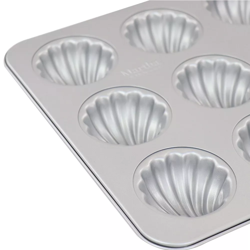 Martha Stewart Halbrent 11 Inch 9-cup Carbon Steel Madeline Pan 5 Martha Stewart Halbrent 11 Inch 9-cup Carbon Steel Madeline Pan - Image 3