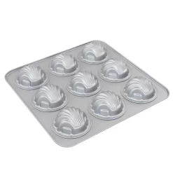 Martha Stewart Halbrent 11 Inch 9-cup Carbon Steel Madeline Pan 9 Martha Stewart Halbrent 11 Inch 9-cup Carbon Steel Madeline Pan -Home-Kitchen 5959981 ALT3