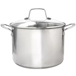 Martha Stewart 8 Quart Castelle Stainless Steel Dutch Oven With Lid