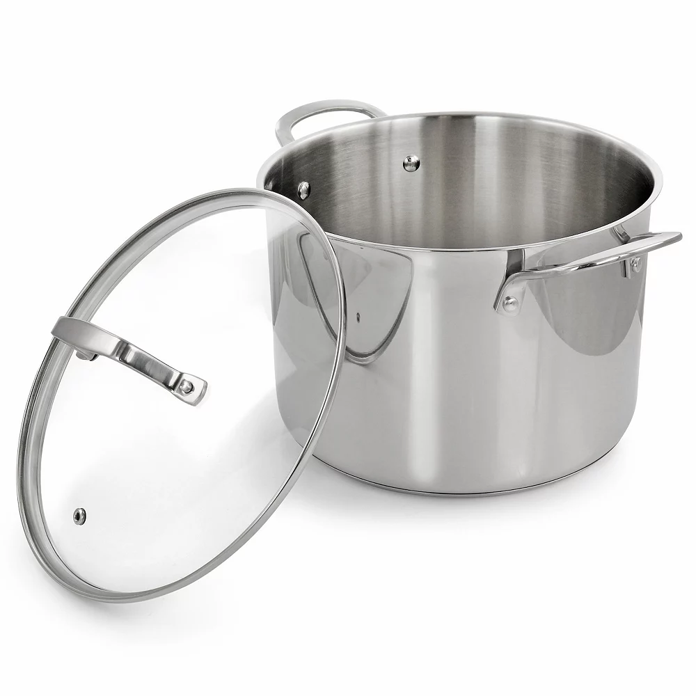 Martha Stewart 8 Quart Castelle Stainless Steel Dutch Oven With Lid 5 Martha Stewart 8 Quart Castelle Stainless Steel Dutch Oven With Lid - Image 3
