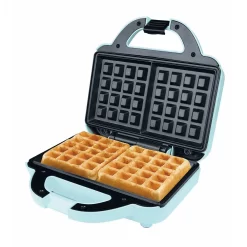 Brentwood Couture Purse Non-Stick Dual Waffle Maker In Blue With Indicator Lights -Home-Kitchen 5960833 ALT2
