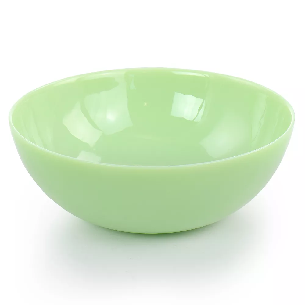 Martha Stewart 2 Piece 8 Inch Jadeite Glass Serving Bowl Set In Jade Green 4 Martha Stewart 2 Piece 8 Inch Jadeite Glass Serving Bowl Set In Jade Green - Image 2