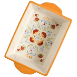 Laurie Gates Tierra Hand Painted 2 Piece 1.8 Qt Pie Dish And 1.6 Qt Bakeware Set 9 Laurie Gates Tierra Hand Painted 2 Piece 1.8 Qt Pie Dish And 1.6 Qt Bakeware Set -Home-Kitchen 5961011 ALT3
