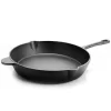 General Store Addlestone 12 In. Pre-Seasoned Round Cast Iron Frying Pan 2 General Store Addlestone 12 In. Pre-Seasoned Round Cast Iron Frying Pan -Home-Kitchen 5961027