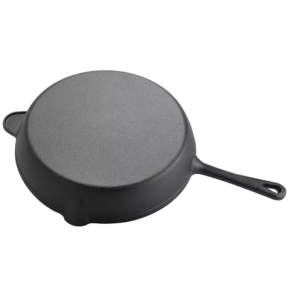 General Store Addlestone 12 In. Pre-Seasoned Round Cast Iron Frying Pan 4 General Store Addlestone 12 In. Pre-Seasoned Round Cast Iron Frying Pan - Image 2